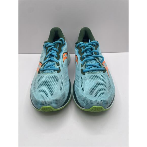 Size 11 - Saucony Ride 14 Future Spring Blue Running Cycling Shoe S20650-26 - Picture 3 of 8